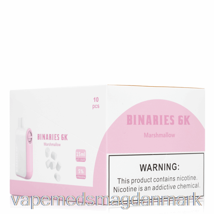 Vape Uden Nikotin [10-pack] Horizon Binære 6k 6000 Engangs